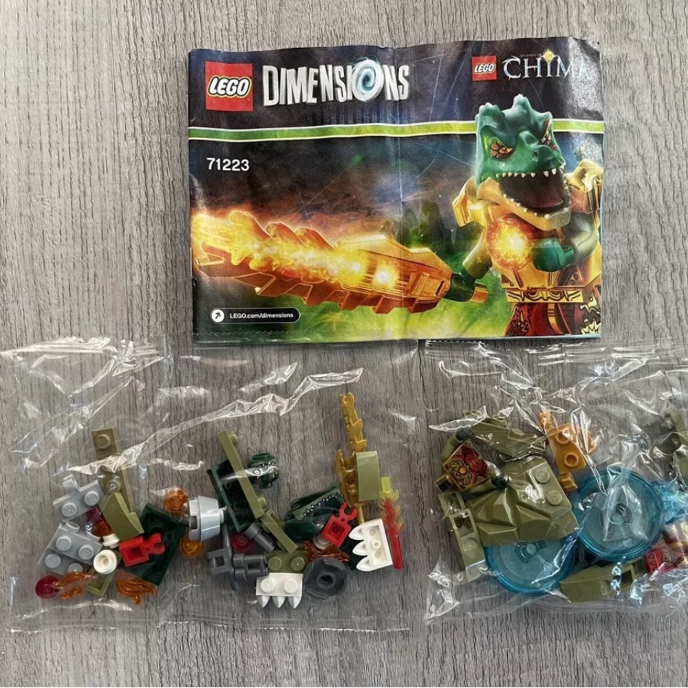 Lego Dimensions: Legends of Chima: Cragger Fun Pack (71223) Sealed Bags No Box